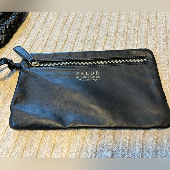 FALOR - Woven Italian Leather Tote - Picture 8 of 11